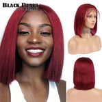 Ginger Lace Wigs Short Bob Wig Lace Front Human Hair Wigs For Black Women Human Hair Brazilian Hair Bone Straight Lace Front Wi